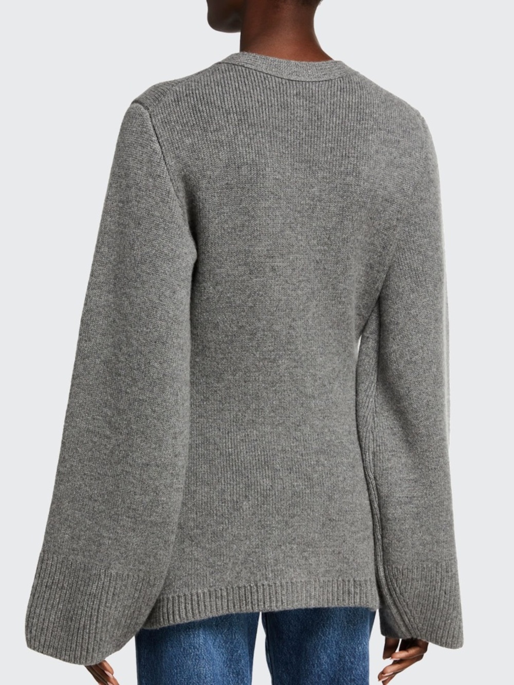 Khaite Grey Lucy Cardigan XS Good Condition - Picture 2 of 5